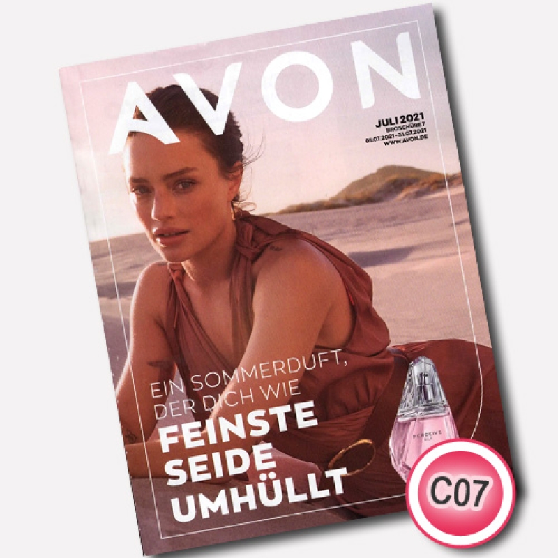 AVON Katalog C07 Juli mit Flyer Sommerzeit 2021