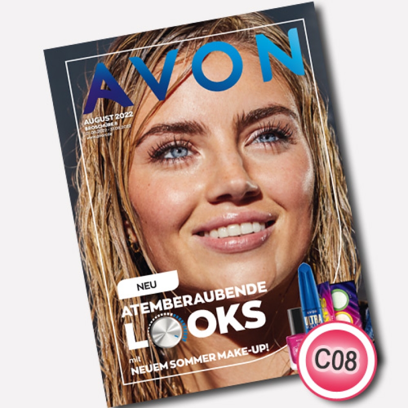 AVON Katalog C08 August + Sommerflyer 2022