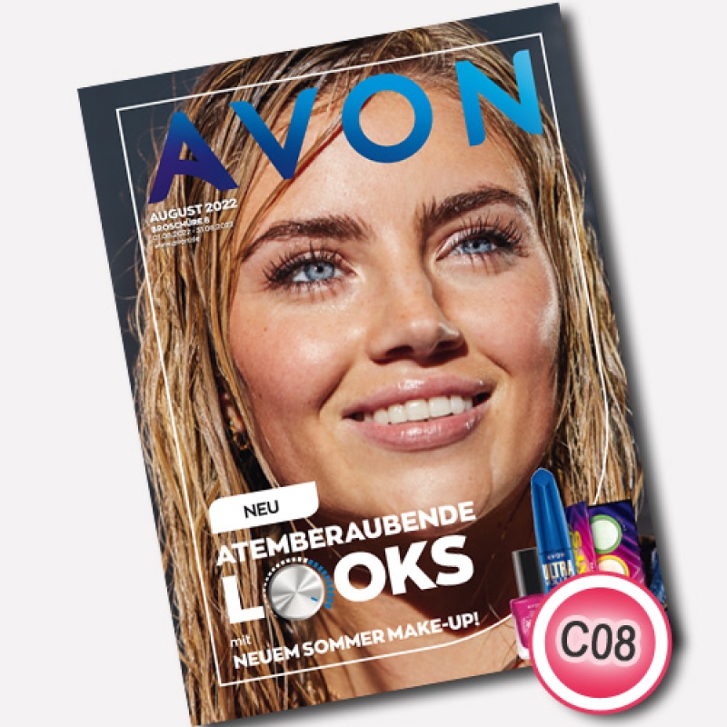 AVON Katalog / C08 August + Sommerflyer 2022