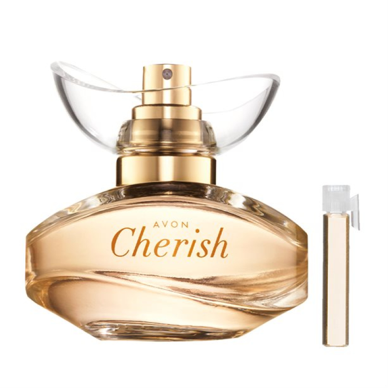 AVON Cherish EdP /  Karte mit Duftprobe