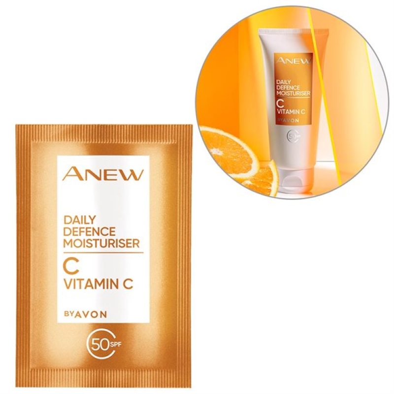 AVON ANEW Vitamin C Feuchtigkeitspflege für jeden Tag LSF 50 - PROBE